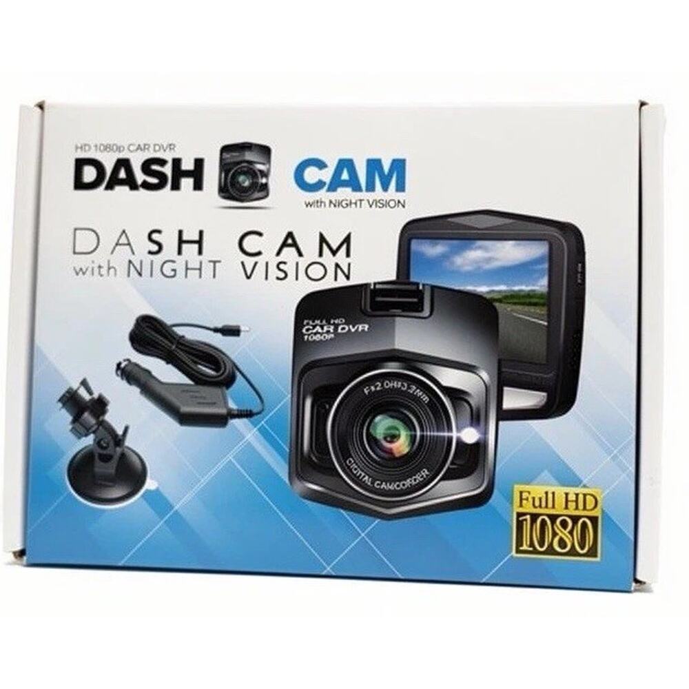 1080P HD Car Dash Cam DVR Night Vision w/ Mount & Car Charger – New